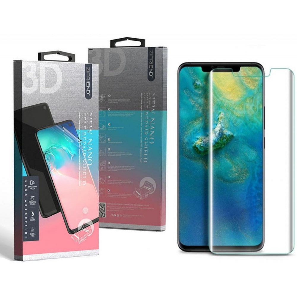 ZiFriend Защитная пленка 3D Full Cover Curved Edge для Huawei Mate 20 Pro Crystal Clear (703686) - зображення 1