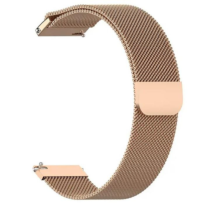 BeCover Ремінець Milanese Style  для Xiaomi iMi KW66 (22mm)/Mi Watch Color/Haylou LS01/Haylou LS02 Brown (70 - зображення 1