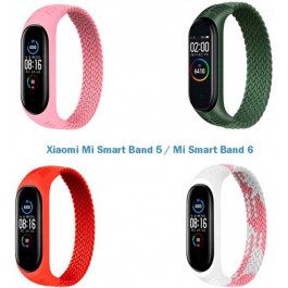   BeCover Набор ремешков 4 цвета Elastic Nylon Style  для Xiaomi Mi Smart Band 5 / Mi Smart Band 6 (Size S) Gi