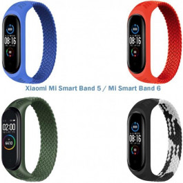   BeCover Набор ремешков 4 цвета Elastic Nylon Style  для Xiaomi Mi Smart Band 5 / Mi Smart Band 6 (Size S) Bo