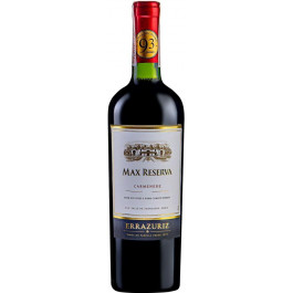   Errazuriz Вино Max Reserva Carmenere красное сухое 0.75 л 14.5% (7804304001229)