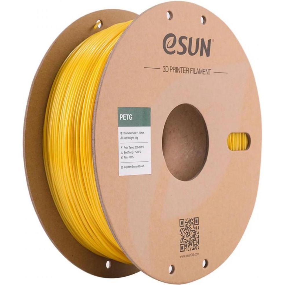 Esun PETG Filament (пластик) для 3D принтера  1кг, 1.75мм, чисте золото (PETG175SJ1) - зображення 1