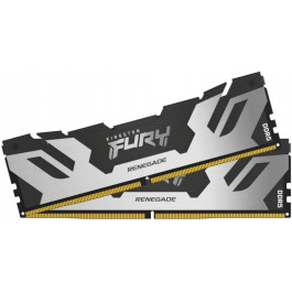   Kingston FURY 64 GB (2x32GB) DDR5 6400 MHz Renegade Silver/Black (KF564C32RSK2-64)