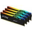   Kingston FURY 128 GB (4x32GB) DDR5 5200 MHz Beast Black RGB (KF552C40BBAK4-128)