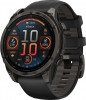 Garmin Fenix 8 51mm AMOLED Sapphire Carbon Gray DLC Titanium w. Black/Pebble Gray S. Band (010-02905-20/21) - зображення 1