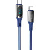 Hoco S51 Extreme Type-C to Type-C 100W 1.2m Blue (6931474749260) - зображення 1