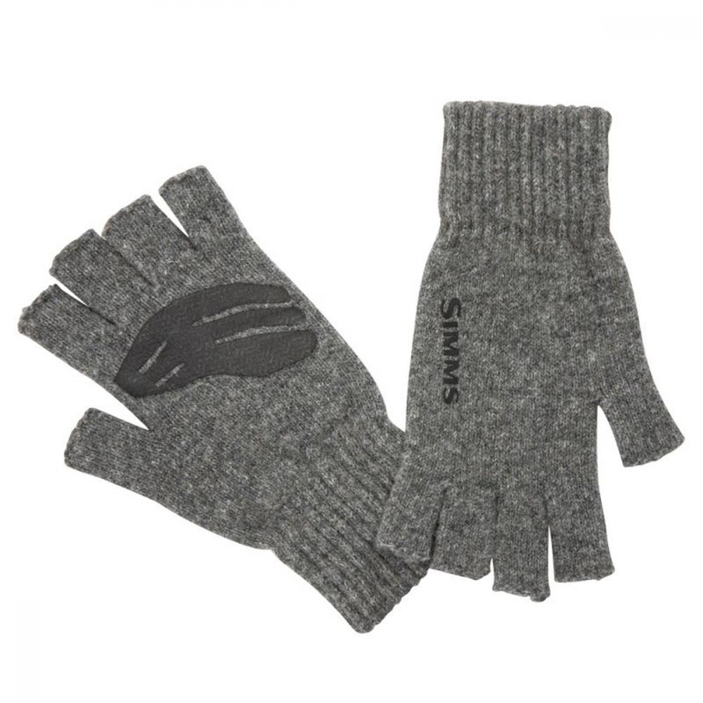 Simms Перчатки  Wool Half Finger Glove Steel S/M (13234-030-2030) - зображення 1