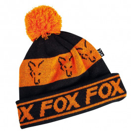   Fox Шапка  Lined Bobble Hat Black/Orange