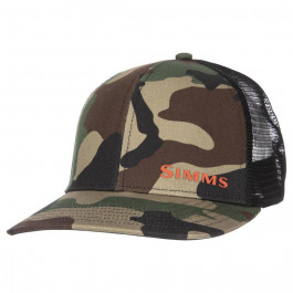   Simms Кепка   ID Trucker CX Woodland Camo (13447-569-00)