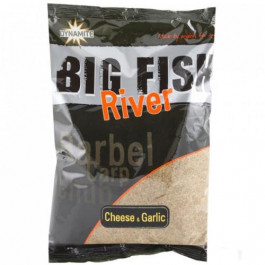   Dynamite Baits Прикормка Big Fish River Groundbait - Cheese & Garlic / 1.8kg (DY1371)