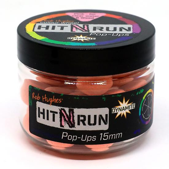 Dynamite Baits Бойлы Hit N Run / Pop-Ups / Pastel Pink / 15mm (DY1270) - зображення 1