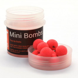   ST Baits Бойлы Mini Bombs Pop Ups «Garlic & Butyric Pink» 10mm 20g