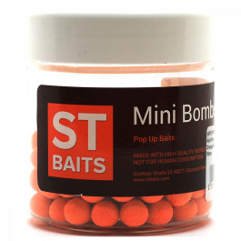   ST Baits Бойлы Mini Bombs Pop Ups «Acid Pear Drop Orange/Yellow» 10mm 40g