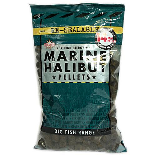 Dynamite Baits Пеллетс Marine Halibut Pellets / Pre-Drilled / 21mm 900g (DY095) - зображення 1