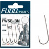 FUDO Hooks Worm FWSB SSB BN 6101 №1/0 / 6pcs - зображення 2