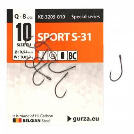   Gurza Sport S-31 / KE-3205 / №10 / 8pcs (KE-3205-010)