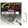 Gamakatsu A1 G-Carp Long Claw P.T.F.E. / Grey / №006 / 10pcs - зображення 1