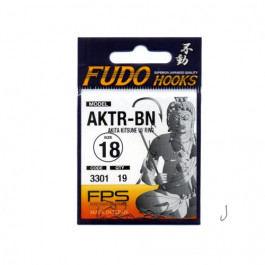   FUDO Hooks Akita Kitsune W/Ring 3301 BN №18 / 19pcs