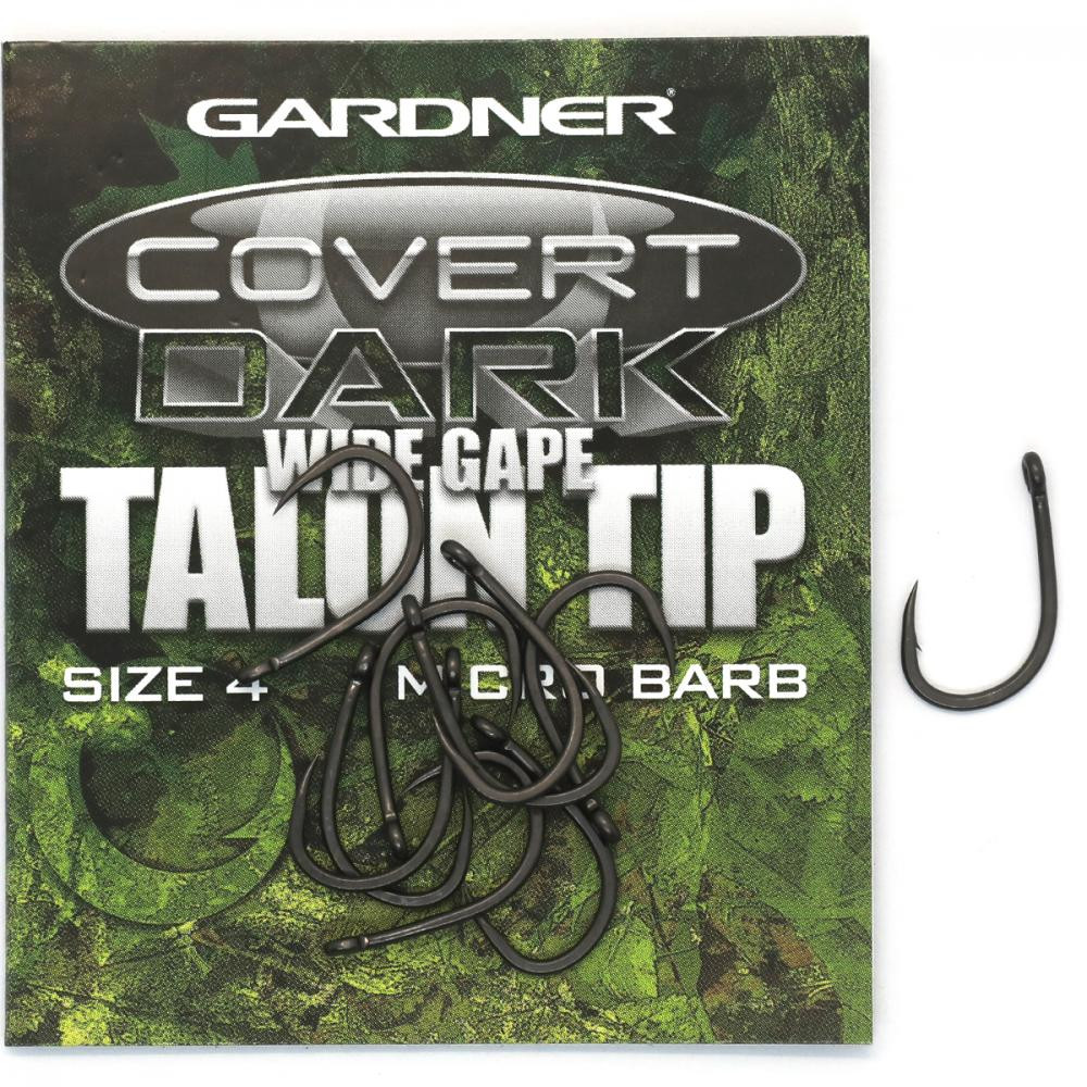 Gardner Covert Wide Gape Talon Tip Barbed №2 / 10pcs (DWGTTCH2) - зображення 1