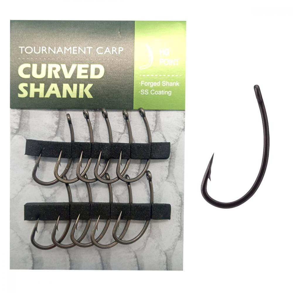 BKK Curved Shank №08 / 10pcs - зображення 1