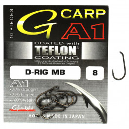   Gamakatsu A1 G-Carp D-Rig MB P.T.F.E. / Grey / №010 / 10pcs