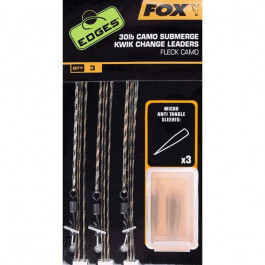   Fox Submerge Camo Leaders Kwik Change Kit / 75cm 30lb / 3pcs (CAC709)