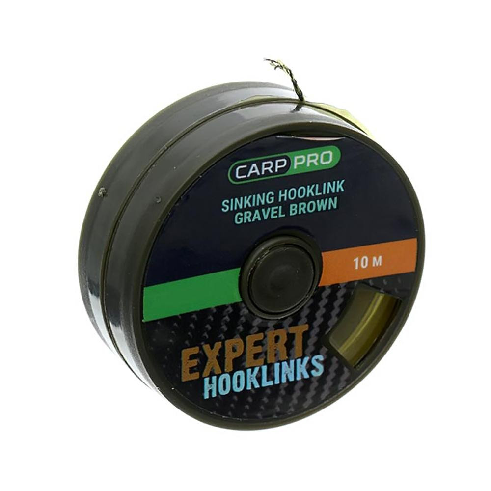 Carp Pro Sinking Hooklink / Gravel Brown / 10m 25lb - зображення 1