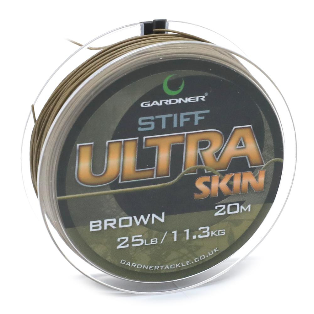 Gardner Stiff Ultra Skin / Brown / 20m 25lbs - зображення 1