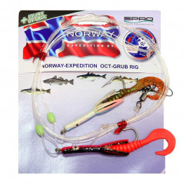   Spro Оснастка Norway Oct-Grub Rig 2 / hook 6 /  1.0mm 220cm  (4749066)