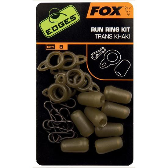 Fox Набор для скользящей оснастки Edges Standard Run Ring Kit Trans Khaki (CAC583) - зображення 1