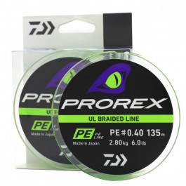   Daiwa Prorex UL Finesse Braid / Chartreuse / #0.6 / 0.128mm 135m 4.3kg (12996-006)