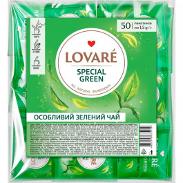   Lovare Чай зелений китайський  Special Green, 50 пакетиків (4820198875459)