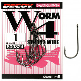   Decoy Worm4 Strong Wire №1/0 (9pcs)