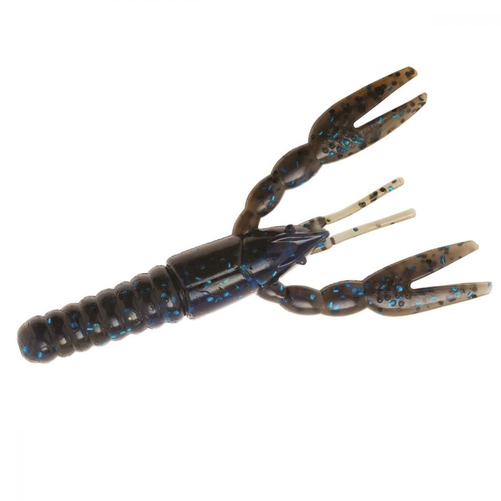 Z-Man Punch CrawZ 4.0" / Black Blue Flake / 6pcs (PCRAW4-02PK6) - зображення 1