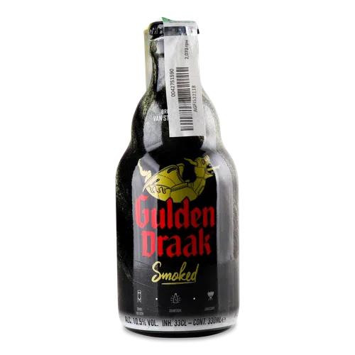 Gulden Draak Пиво  Smoked янтарне, 0.33 л (5411663704894) - зображення 1