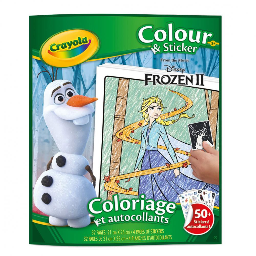 Crayola Раскраска с наклейками Холодное сердце (04-5864) - зображення 1