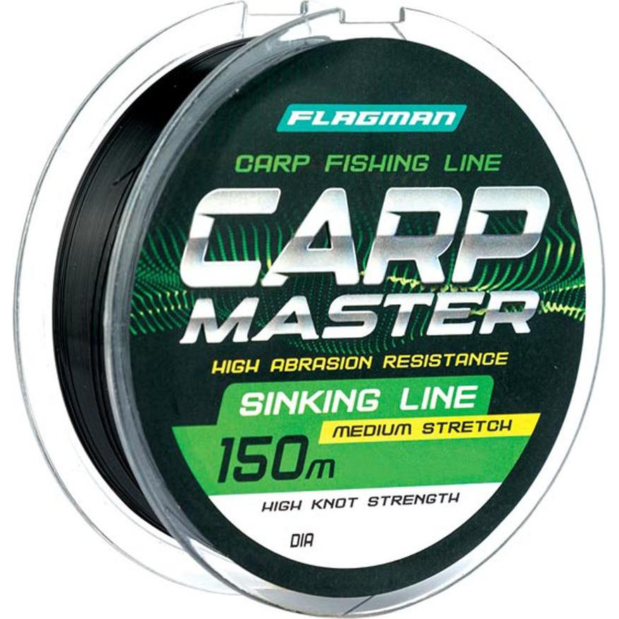 Flagman Carp Master Line / Black / 0.32mm 150m 14.6kg - зображення 1