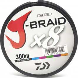   Daiwa J-Braid X8 Multicolor / 0.42mm 300m 46.5kg