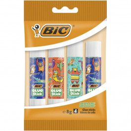   BIC Набір клей-олівців  водна основа 8 г x 4 шт (3086123500280)