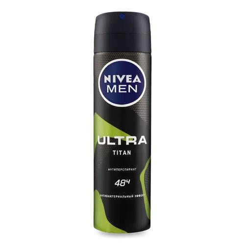 Nivea Дезодорант-антиперспирант  Men Ultra Titan с антибактериальным эффектом 150 мл (4005900754158) - зображення 1