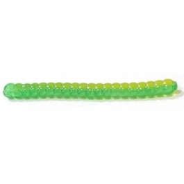   Big Bite Baits Trout Worm 2'' (Green/Yellow)