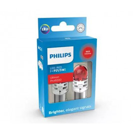   Philips P21/5W LED Ultinon Pro6000 SI 12V BAY15d red (11499RU60X2)