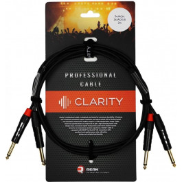 Clarity Комутаційний кабель  2xJACK-2xJACK-B/2m