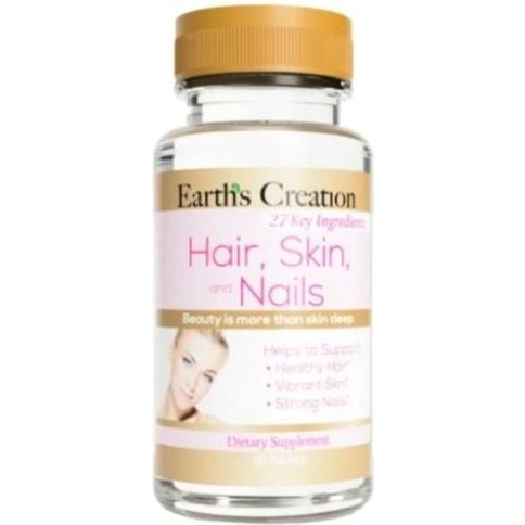 Earth's Creation Hair, Skin & Nails 60 таблеток (608786005051) - зображення 1