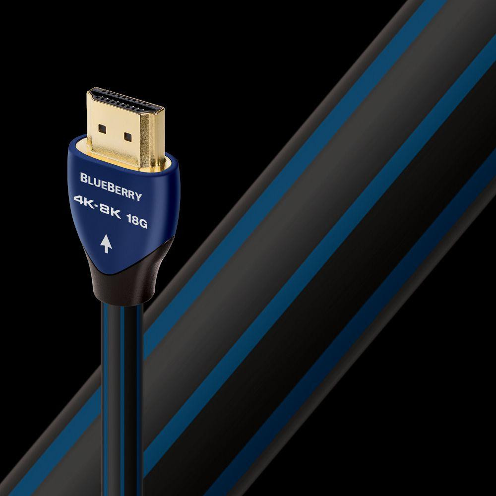 AudioQuest HDMI 18G BlueBerry 1m (HDM18BLUE100) - зображення 1