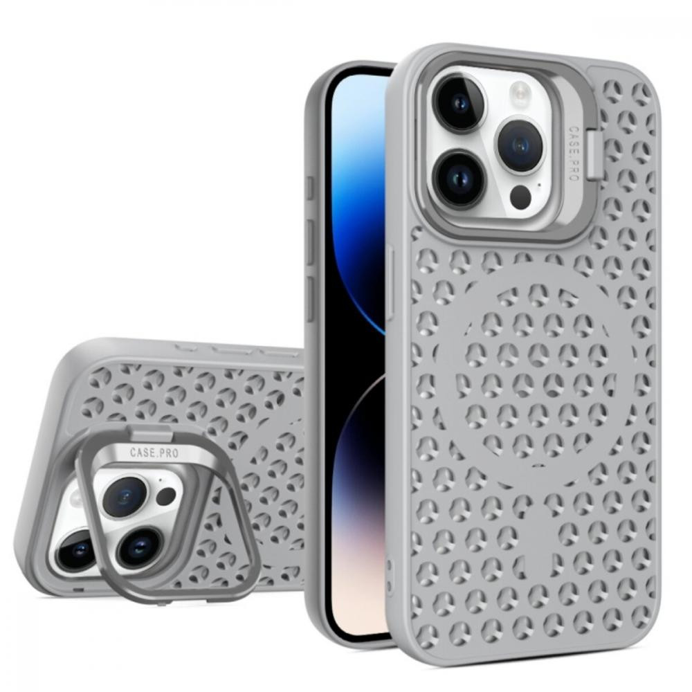 Cosmic Grater Stand for Apple iPhone 14 Pro Grey (GRASTiP14PGrey) - зображення 1