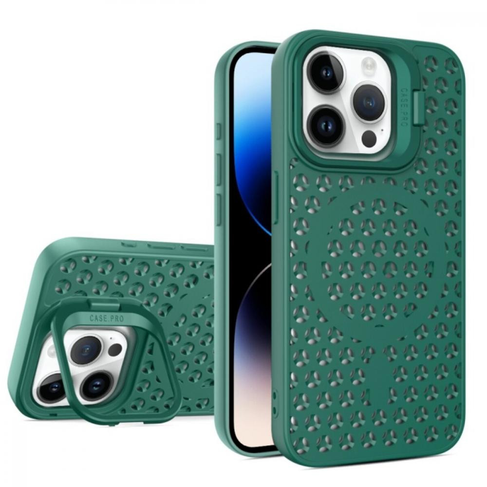 Cosmic Grater Stand for Apple iPhone 14 Pro Dark Green (GRASTiP14PDarkGreen) - зображення 1