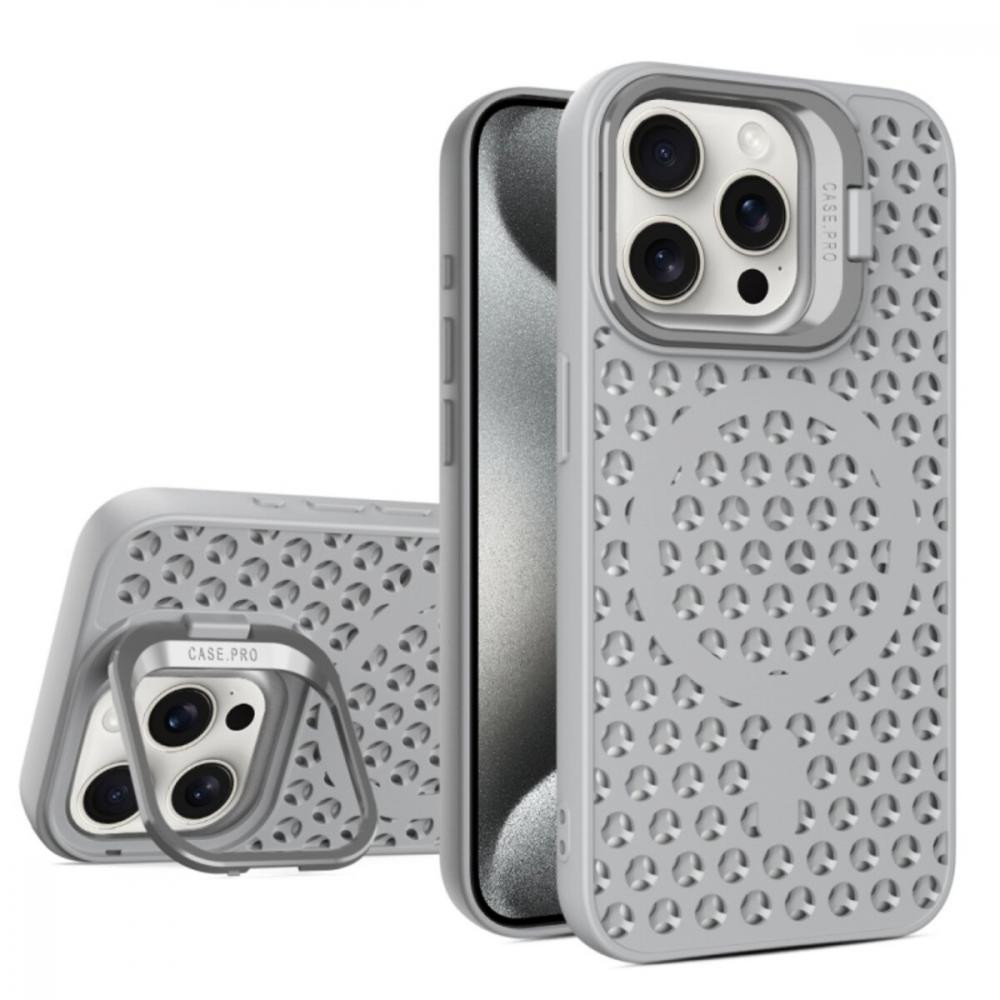 Cosmic Grater Stand for Apple iPhone 15 Pro Grey (GRASTiP15PGrey) - зображення 1