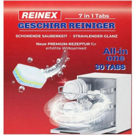   Reinex Таблетки для миття посуду в посудомийній машині  7 в 1 30 шт (4068400138422)