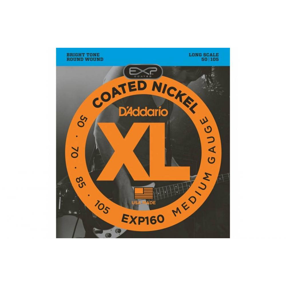 D'Addario EXP160 STRINGS OF BASS NICKEL REGULAR 50-105 - зображення 1